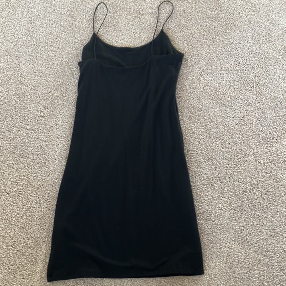Aritzia Wilfred Free little black dress spaghetti strap nwot